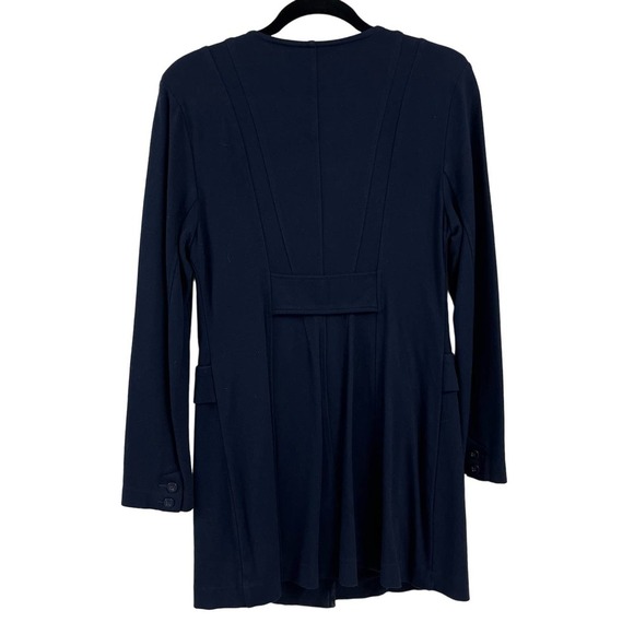 Cabi Navy Lido Long Button Up Jacket Medium - Picture 5 of 5